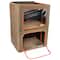 Sorbus Foldable & Stackable Storage Bags with Windows Set